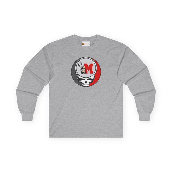 Miami of Ohio Redskins Grateful Dead Long Sleeve Tee StealieShop
